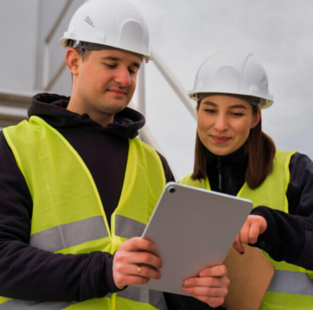 Close-up view of automation control panel in action